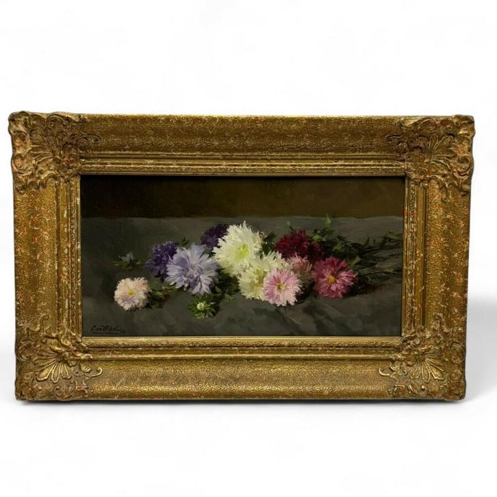 Chris van der Windt (1877-1952) - 'Bloemstilleven', Antiek en Kunst, Kunst | Schilderijen | Klassiek, Ophalen of Verzenden