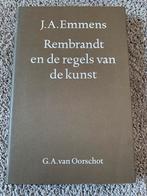 Rembrandt en de regels van de kunst - J.A. Emmens, Verzenden, Zo goed als nieuw