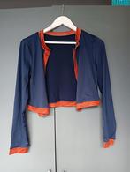 Bolero vestje mt S, blauw/roodbruin, Kleding | Dames, Truien en Vesten, Blauw, Ophalen of Verzenden, Maat 36 (S), Onbekend