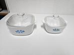 2 pyroflam schalen voor €20,-!, Ophalen, Gebruikt, Schaal, Rond