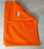 Vintage  oranje Aabe deken Dralon 2 pers., Huis en Inrichting, Woonaccessoires | Plaids en Woondekens, Ophalen of Verzenden, Gebruikt