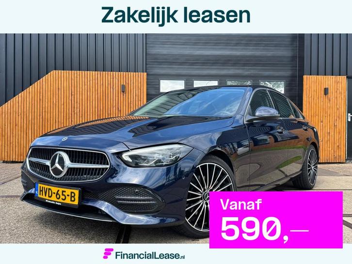 Mercedes-Benz C-klasse 200 AMG line Cruise Clima Navi Sfeerv, Auto's, Mercedes-Benz, Bedrijf, Lease, Financial lease, C-Klasse