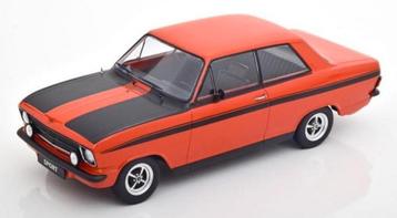 1:18 Opel Kadett B Sport uit 1973 Rood/Zwart KK Scale  beschikbaar voor biedingen