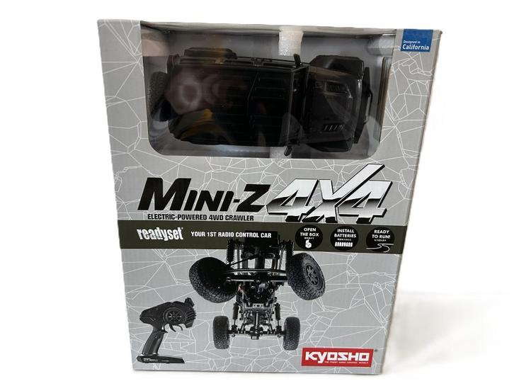 Kyosho Mini-Z 4X4 MX-01 Jeep Wrangler Rubicon Granite, Hobby en Vrije tijd, Modelbouw | Radiografisch | Auto's, Nieuw, Auto onroad