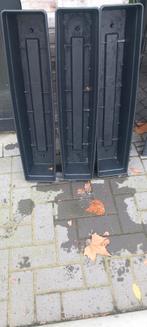 Set van 3 kunststof plantenbakken, Tuin en Terras, Kunststof, Gebruikt, Minder dan 30 cm, 60 tot 100 cm