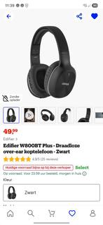 Edifier W800BT Plus Draadloze Koptelefoon - Zwart, Ophalen of Verzenden