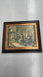 MOOI SCHILDERIJ DE ROKERS 17 EEUW VOORSTELLING 70/60, Antiek en Kunst, Ophalen of Verzenden