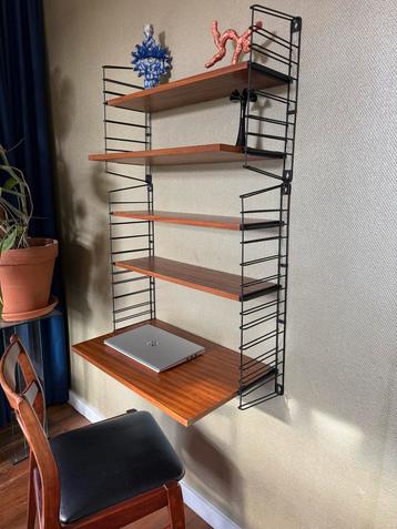 Vintage Tomado Wandrek Wandbureau Teak 1960's beschikbaar voor biedingen