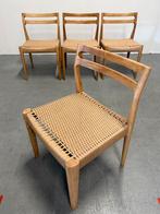 Vintage eetkamerstoelen met nieuwe zittingen, Ophalen, Gebruikt, Info@vintagehaarlem.nl, Vier