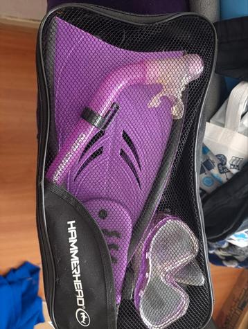 Hammerhead snorkel + zwemvinnen beschikbaar voor biedingen