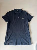 Boss polo heren donkerblauw - maat L, Maat 52/54 (L), Blauw, Ophalen of Verzenden, Hugo Boss