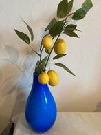 Kobalt blauwe glazen siervaas - Nieuwstaat, Ophalen of Verzenden