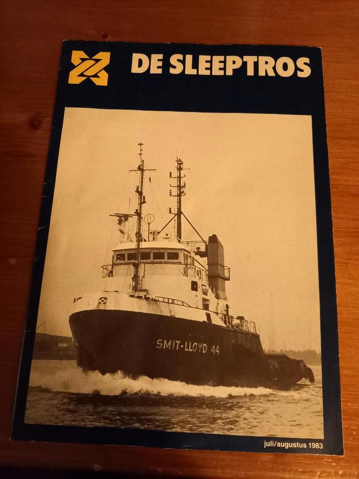 Tijdschrift "De sleeptros " juli/ augustus 1983, Verzamelen, Scheepvaart, Zo goed als nieuw, Boek of Tijdschrift, Motorboot, Ophalen of Verzenden