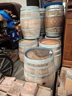 Spaanse wijnvaten 225 liter eiken, hg 95cm zie foto's/omschr, Tuin en Terras, Regentonnen, Ophalen, 150 liter of meer, Zo goed als nieuw
