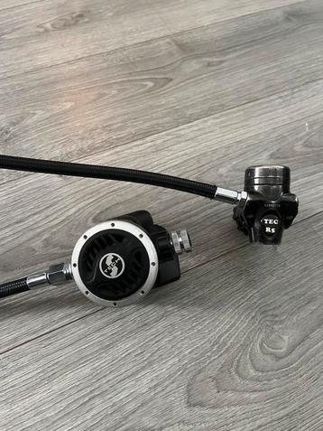Scubatech Duikautomaat & Tec R5 1e Trap iclusief 1m slang. beschikbaar voor biedingen
