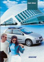 Folder Fiat Stilo maart 2003 + Fiat Stilo forward thinking, Nieuw, Ophalen of Verzenden, Overige merken, Fiat