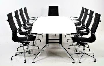 Design vergadertafel SIGN 320x120 cm wit AH Signage beschikbaar voor biedingen