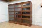 Globe Wernicke kasten, mahoniehout, Huis en Inrichting, Kasten | Boekenkasten, 200 cm of meer, Klassiek, Zo goed als nieuw, 25 tot 50 cm