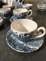 Delfstblauw set Vintage Myott Royal Mail Set (Staffordshire), Antiek en Kunst, Ophalen of Verzenden