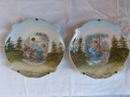 Antieke Limoges Art Plates - set van 2, Ophalen