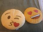 2 emoji kussens, Ophalen of Verzenden, Zo goed als nieuw