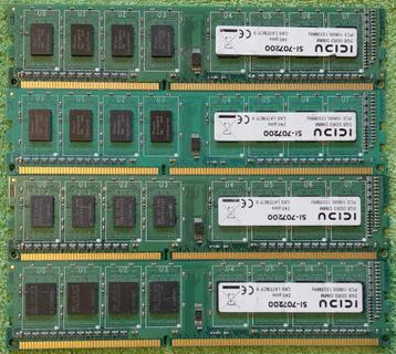ICICU PC/Server 2GB DDR3 1333MHz Geheugen SI-707200 beschikbaar voor biedingen