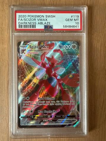 Scizor VMAX - PSA 10 - Topstaat! beschikbaar voor biedingen