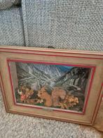 Jaren 70 eekhoorn kader, Ophalen of Verzenden