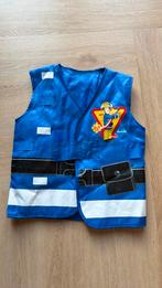 Verkleden - Brandweerman Sam - gilet maat 92/104, Ophalen of Verzenden, Gebruikt, 104 of kleiner, Jongen of Meisje