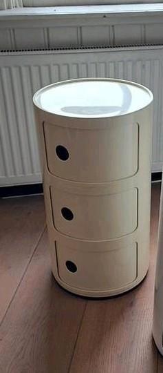 Kartell Componibili kast, 3 vakken, wit beschikbaar voor biedingen