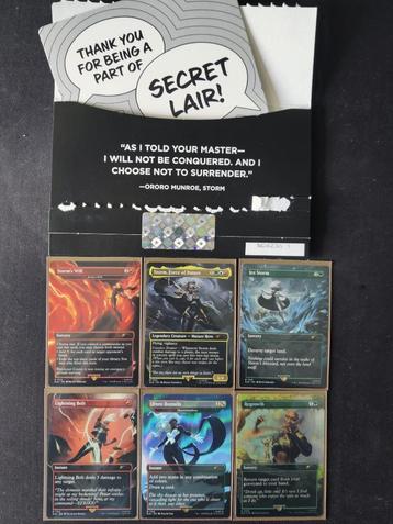 MTG Secret Lair x Marvel's Storm Set beschikbaar voor biedingen