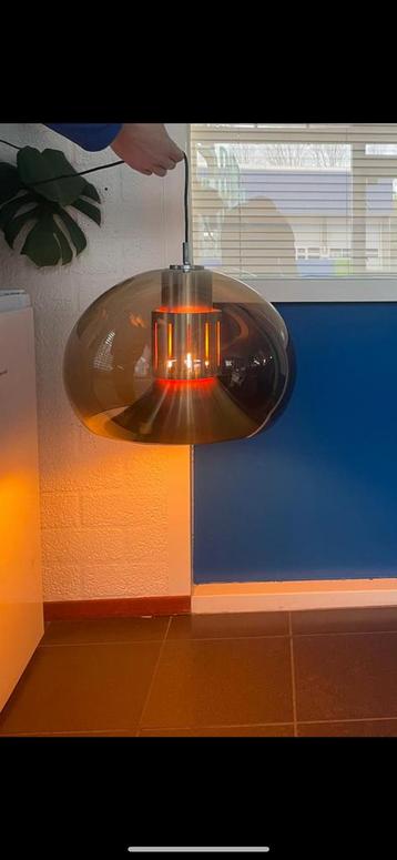 Herda space age mushroom lamp mid century hanglamp beschikbaar voor biedingen