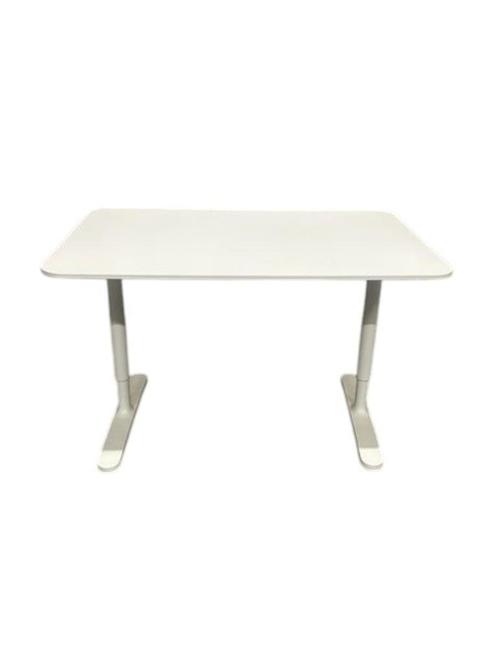 Ikea -  Knop Instelbare Bureau- 120x80xH64-84 cm, 70 euro/st, Huis en Inrichting, Bureaus, Gebruikt, Bureau, Ophalen of Verzenden