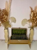 Set van 12 kristallen onderzetters in luxe doos, Antiek en Kunst, Ophalen of Verzenden