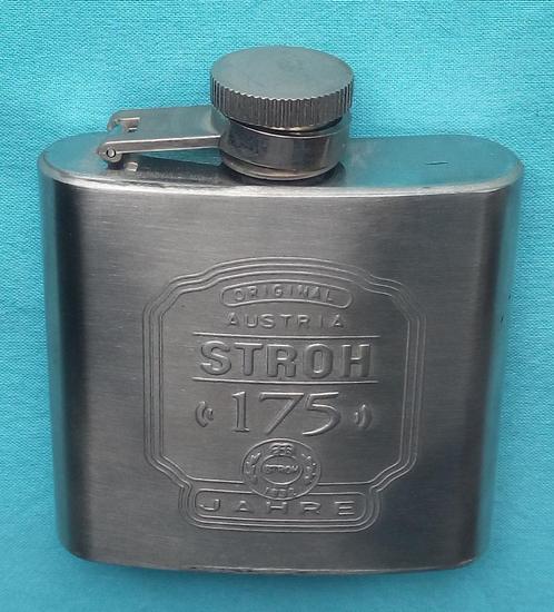 STROH RUM HEUPFLES OOSTENRIJK 175 JAHRE  nooit gebruikt, Verzamelen, Merken en Reclamevoorwerpen, Zo goed als nieuw, Gebruiksvoorwerp