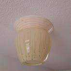 jaren 30 40 50 art deco lamp glas, Ophalen of Verzenden, Gebruikt, Glas