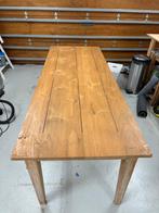 Teakhouten tafel 219x81 cm (LxB), Huis en Inrichting, Tafels | Eettafels, Ophalen, Rechthoekig, 200 cm of meer, 200 cm of meer