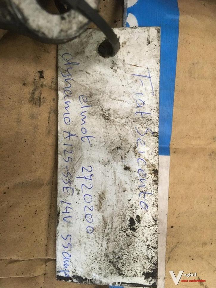 Fiat Seicento Dynamo A125-55E 14v 55amp, Auto-onderdelen, Motor en Toebehoren, Gebruikt, Ophalen of Verzenden