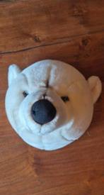 IJsbeer hoofd voor aan de wand, Ophalen of Verzenden, Zo goed als nieuw