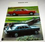 Autofolder brochure Volvo 144 in ENGELS ZGAN, Ophalen of Verzenden, Zo goed als nieuw, Volvo