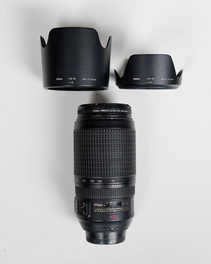 Nikkon LENS AF-S VR Zoom-Nikkor 70-300mm, Audio, Tv en Foto, Fotografie | Lenzen en Objectieven, Zo goed als nieuw, Telelens, Zoom