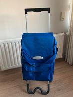 Blauwe boodschappentrolley SECC, Blauw, Minder dan 40 cm, Minder dan 35 cm, Zo goed als nieuw