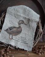42024 SH Shabby doek eend, Verzenden, Info@ninoart.nl, Nieuw, Nino Art