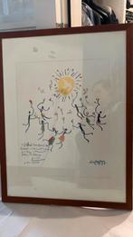 Picasso afdruk in lijst achter glas, Ophalen of Verzenden