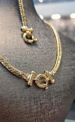 Prachtige gouden 14k set ketting met armband, Ophalen of Verzenden, Nieuw, Goud, Goud
