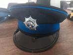 Politiepet / Uniformpet met embleem, Antiek en Kunst, Antiek | Kleding en Accessoires, Ophalen of Verzenden, Heren