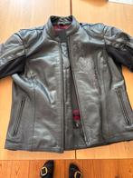 Difi leren motorjas maat 38 zwart rode accenten., Motoren, Ophalen of Verzenden, Tweedehands, Dames, Jas | leer