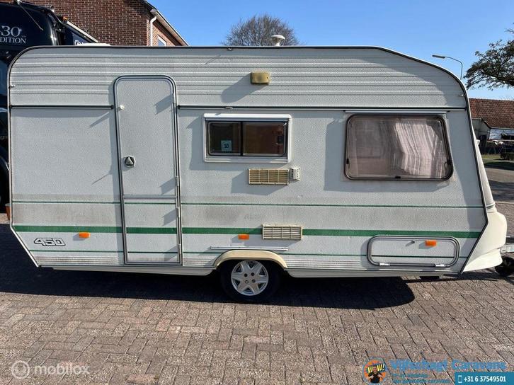 Chateau La Car Trophee 430 incl voortent, Caravans en Kamperen, Caravans, Bedrijf, tot en met 4, 500 - 750 kg, Chateau, Gascomfoor