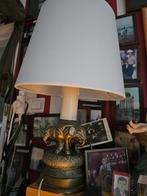 Indonesische lamp met olifanten voet, Gebruikt, Ophalen of Verzenden, Metaal, Minder dan 100 cm