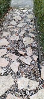 Natuursteen Flagstones voor Tuinpad, Tuin en Terras, Tegels en Klinkers, Ophalen, Gebruikt, Terrastegels, Natuursteen